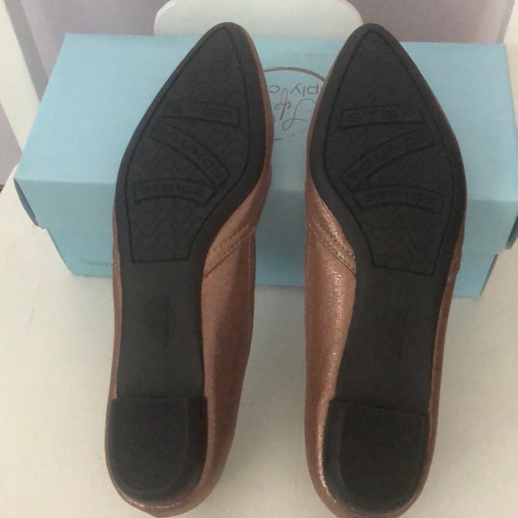 Life Stride Zaela Dark Champagne pointed flats 7 - Picture 3 of 5